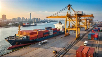 چین سے گھانا تک سمندری مال بردار